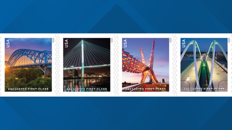 Arrigoni Bridge featured in USPS 2023 stamp collection