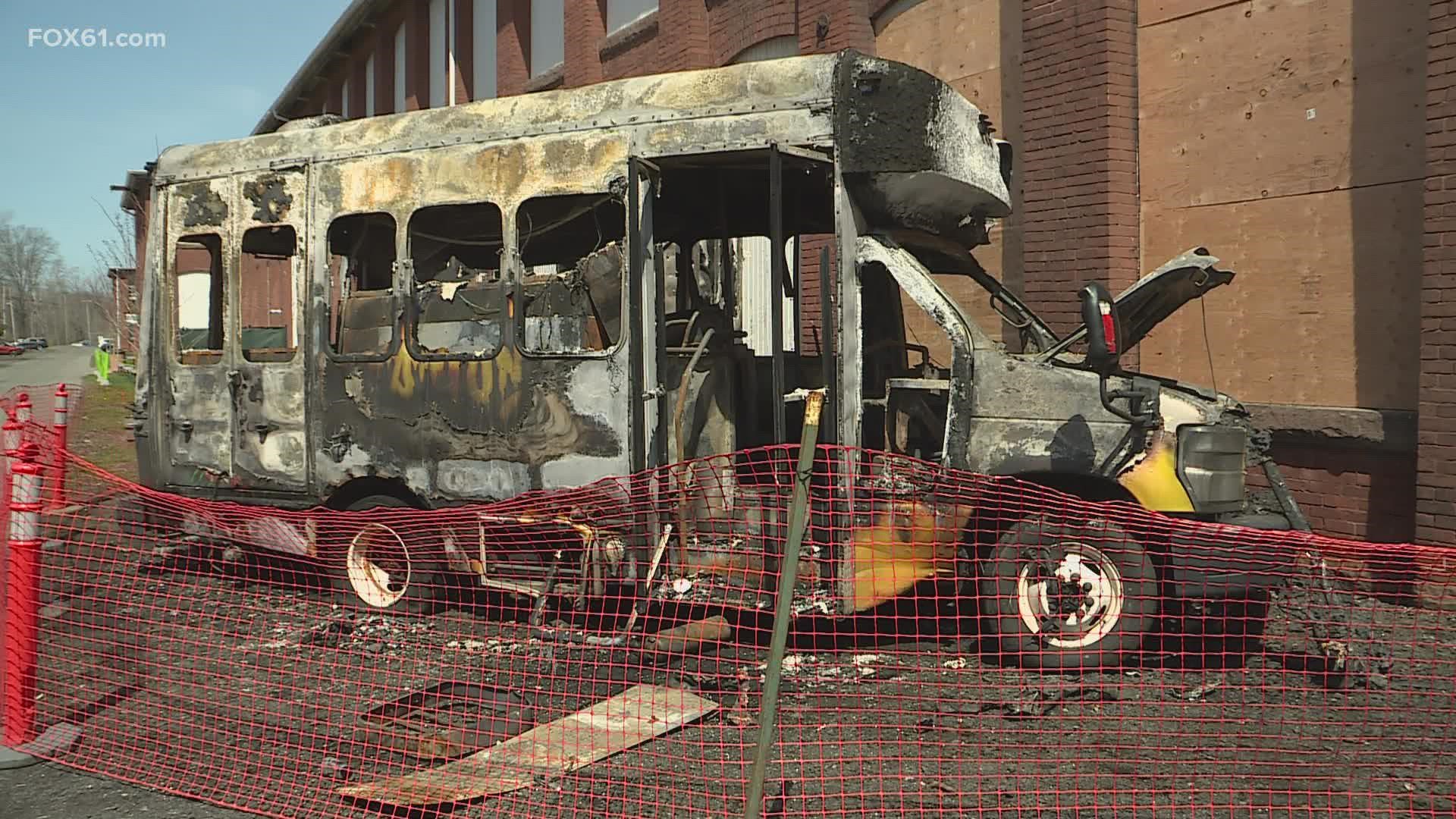 Their old food truck caught fire and was destroyed