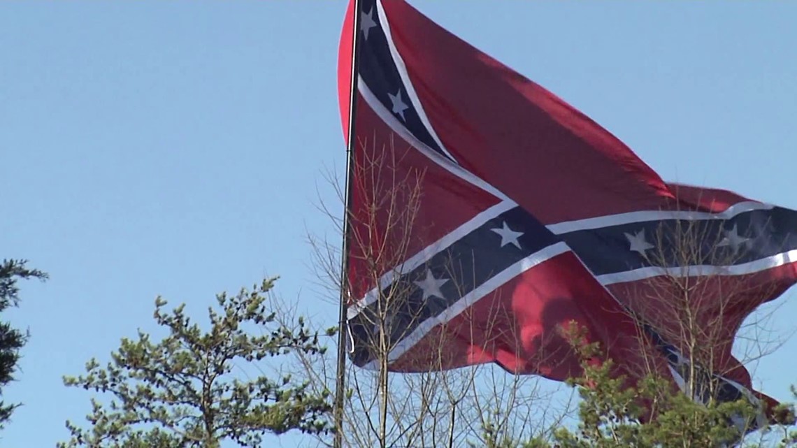 Another massive Confederate flag erected along Virginia interstate ...