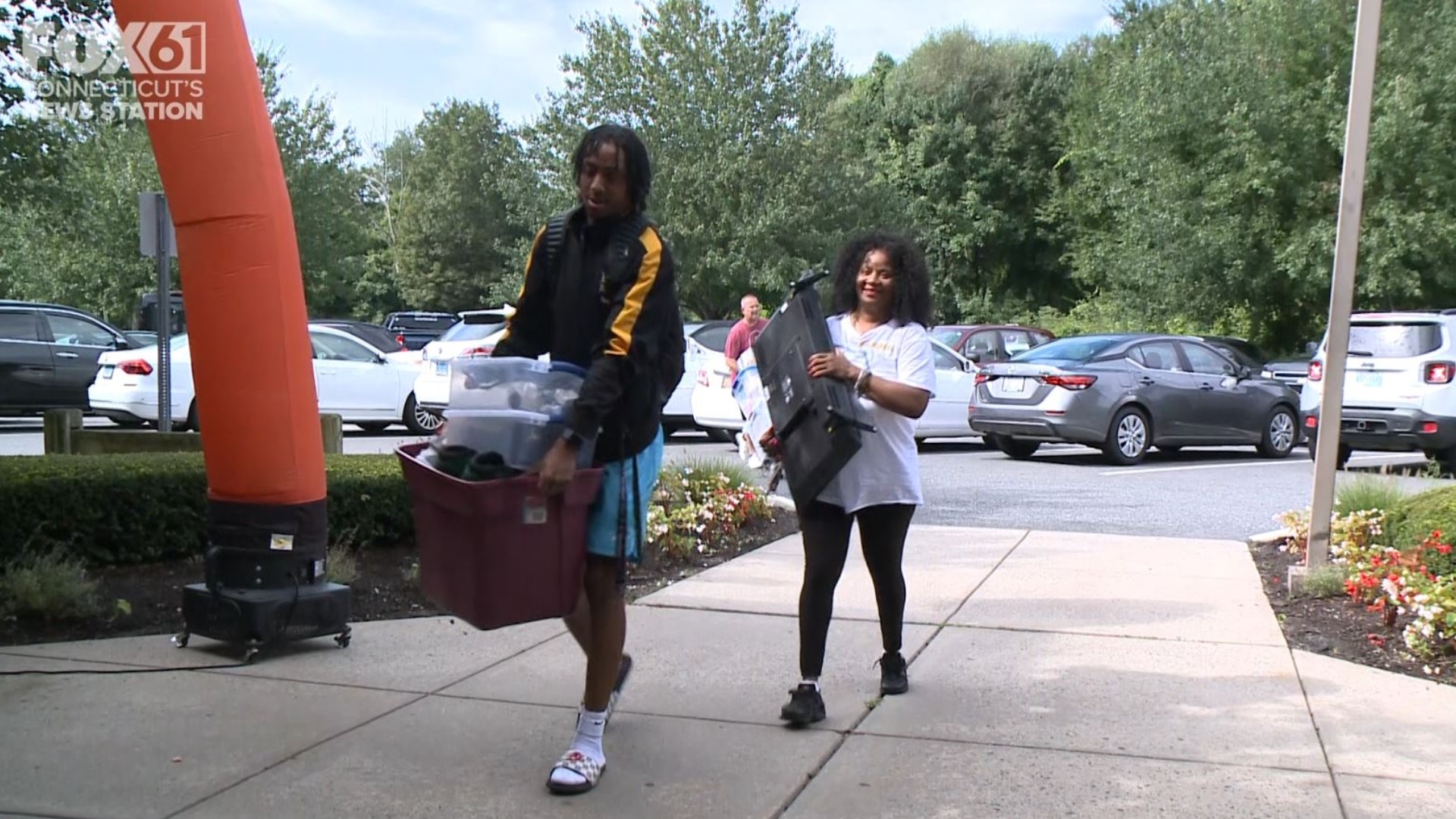 The day was full of new beginnings as students moved into their dorms at Post University.