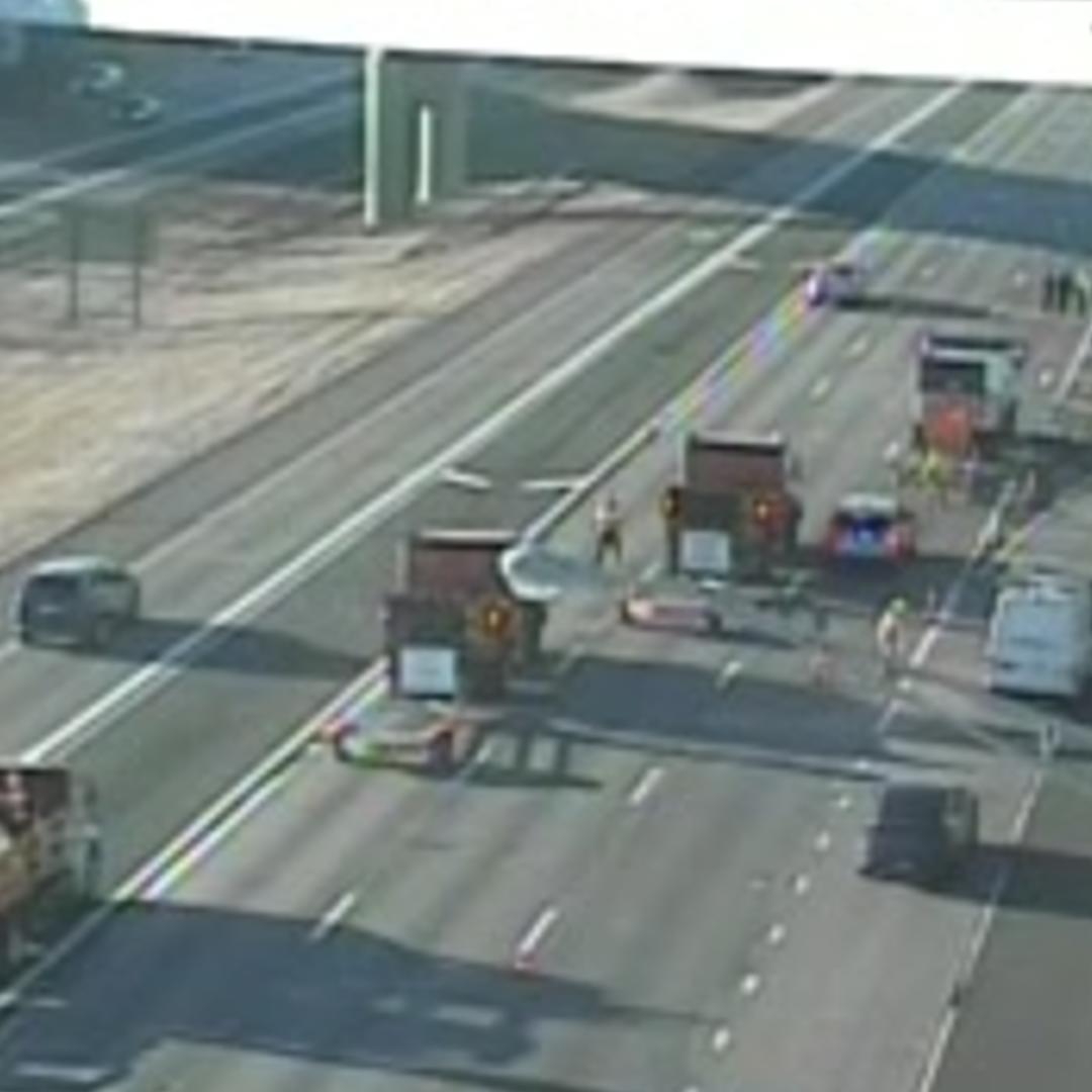 Pedestrian hit by tractor-trailer on I-84 west in Manchester | fox61.com