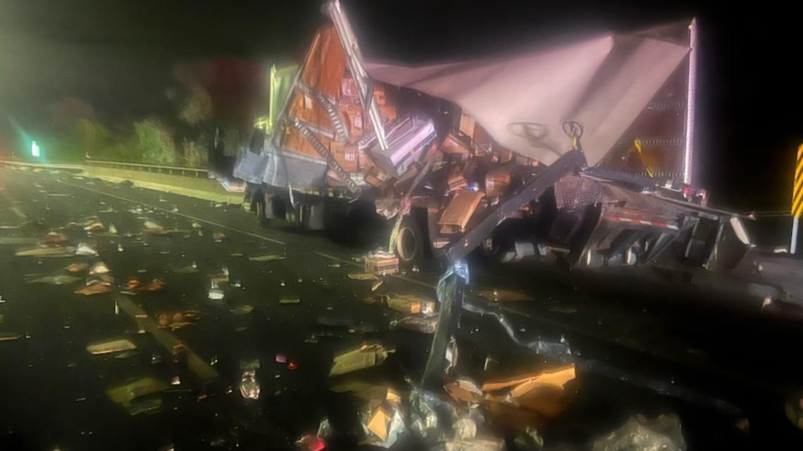 Crash Involving Amazon And Garbage Trucks Snarls Morning Commute Crash involving amazon and garbage trucks snarls morning commute