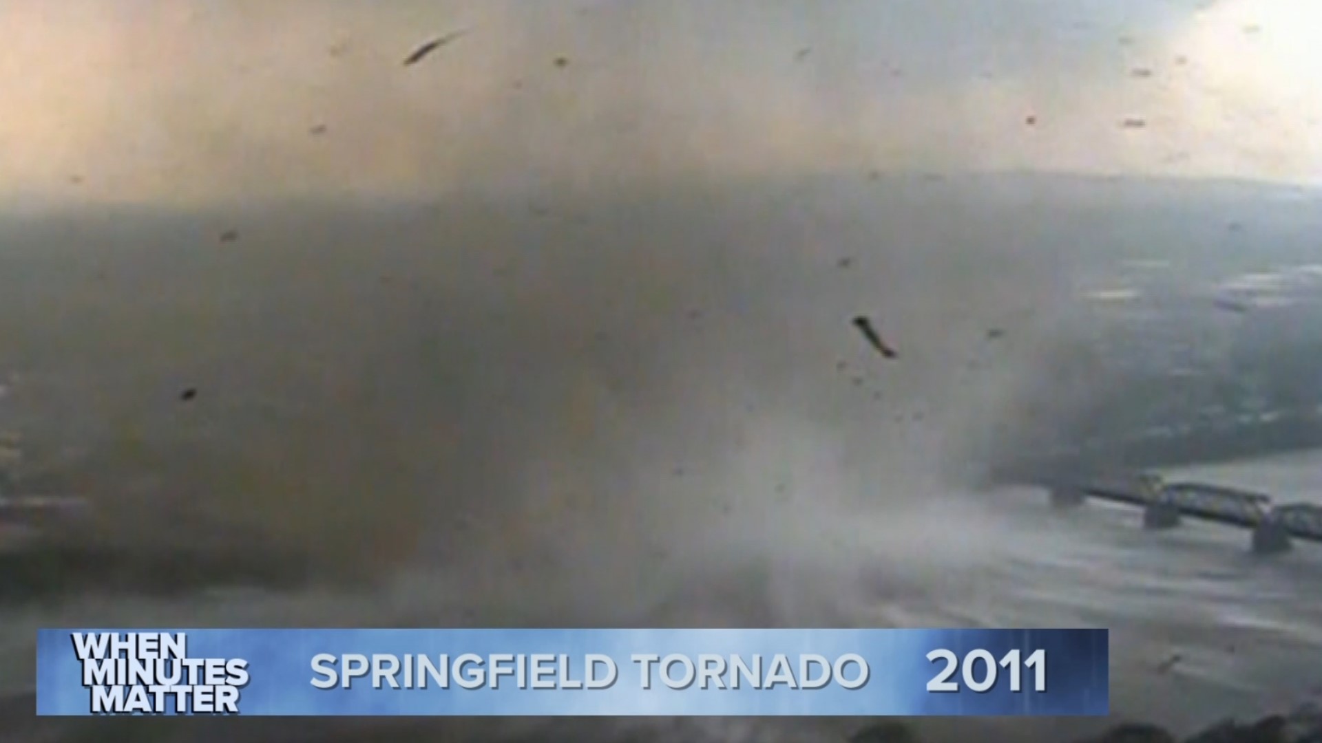 On June 1, 2011, a tornado touched down in Connecticut, starting right over the Connecticut River and moving into the southern section of downtown Springfield, Mass.