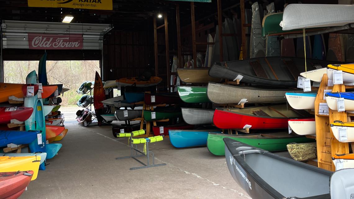 The paddle and pedal power together as spring is ushered in at Collinsville business