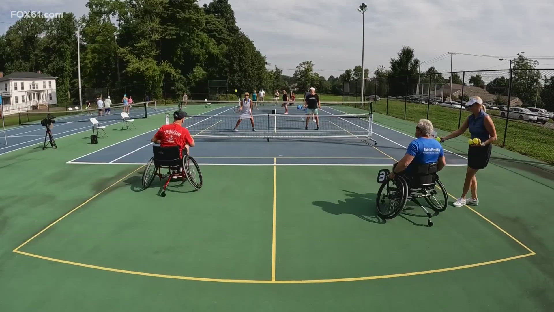 They are getting into the game in Wallingford. Adaptive athletes are taking their best shots with one of the newer programs from the Gaylord Sports Association.