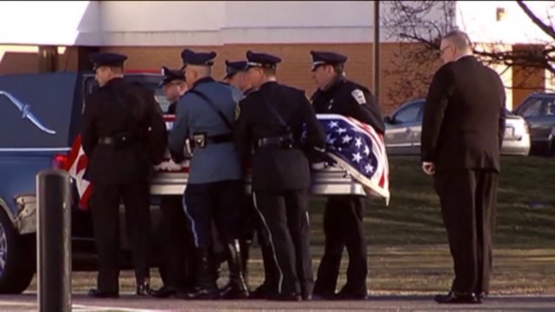 Officers honor one of their own