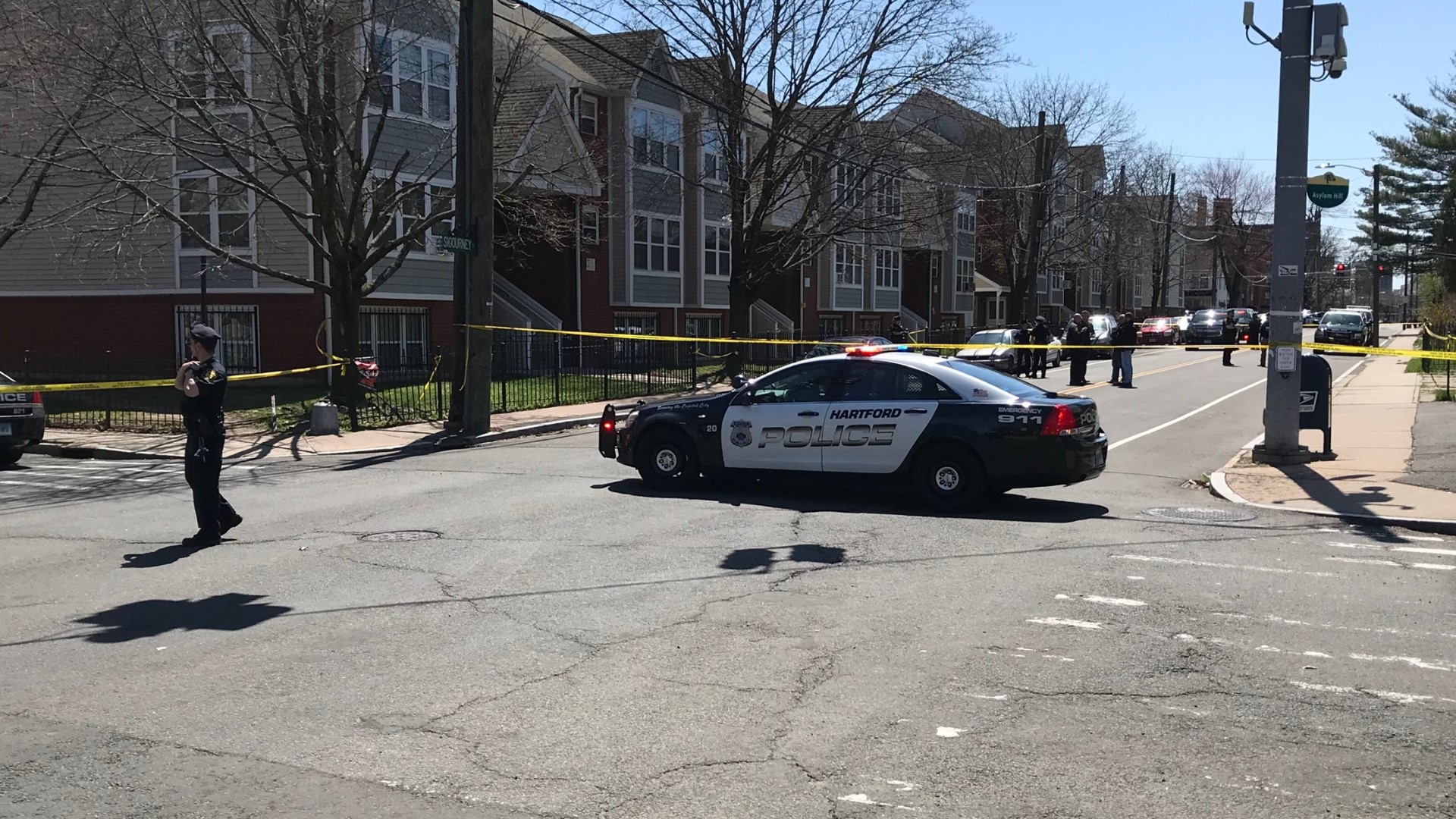 Hartford police are investigating a homicide on Sigourney Street on Friday afternoon. Lt. Aaron Boisvert addresses the media with the latest details