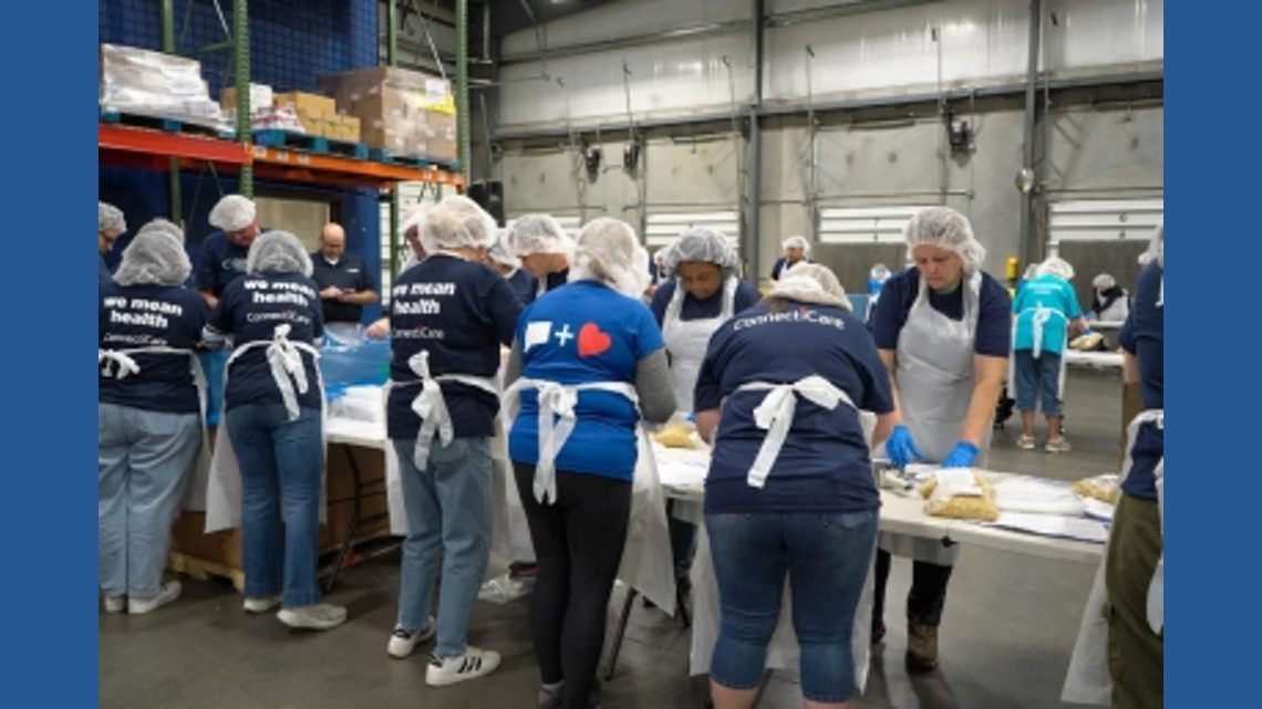 ConnectiCare gave $25K to Connecticut Foodshare in 2025, as its volunteers pack thousands of meals