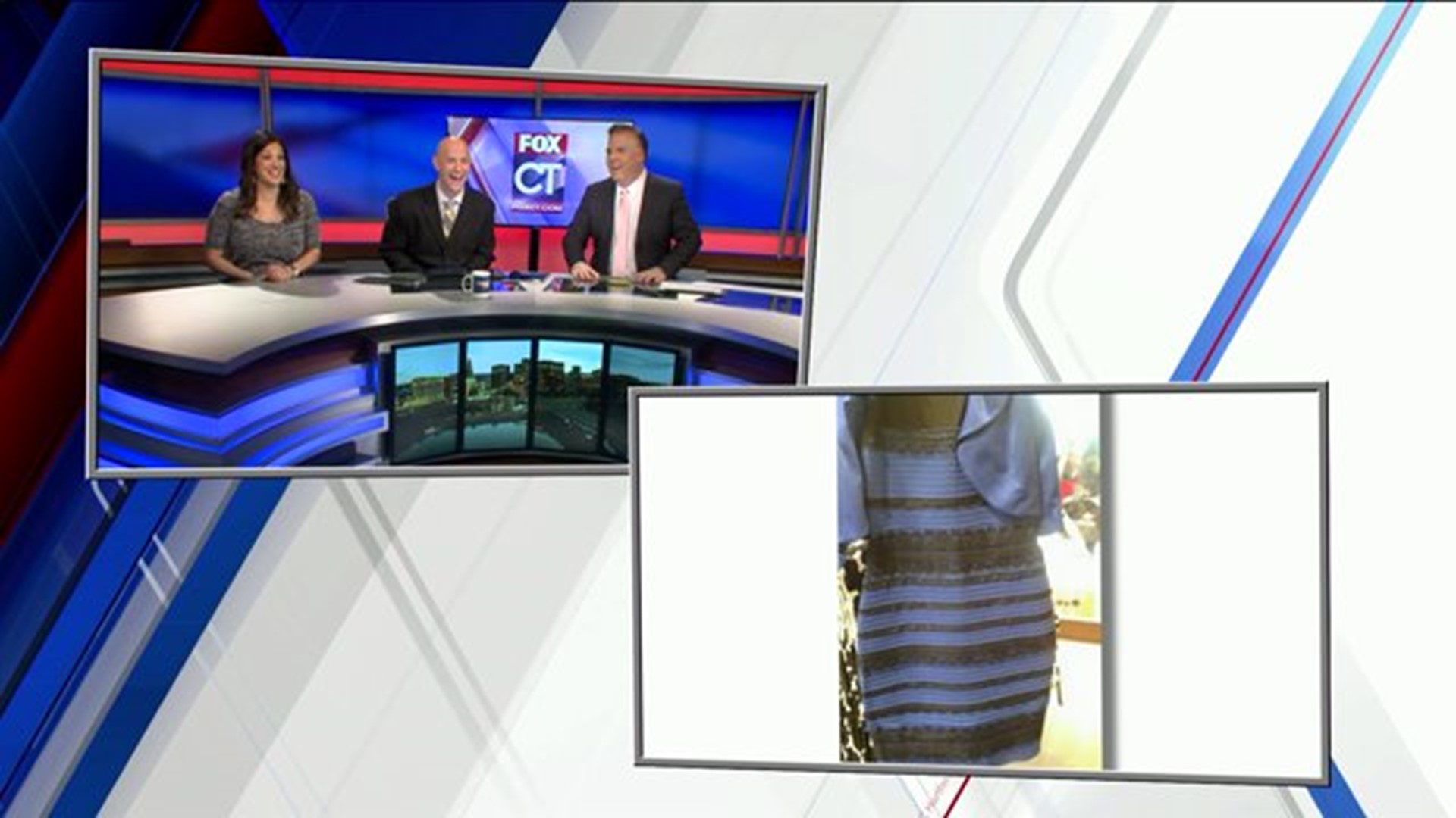 Fox CT Anchors: What color is this dress?