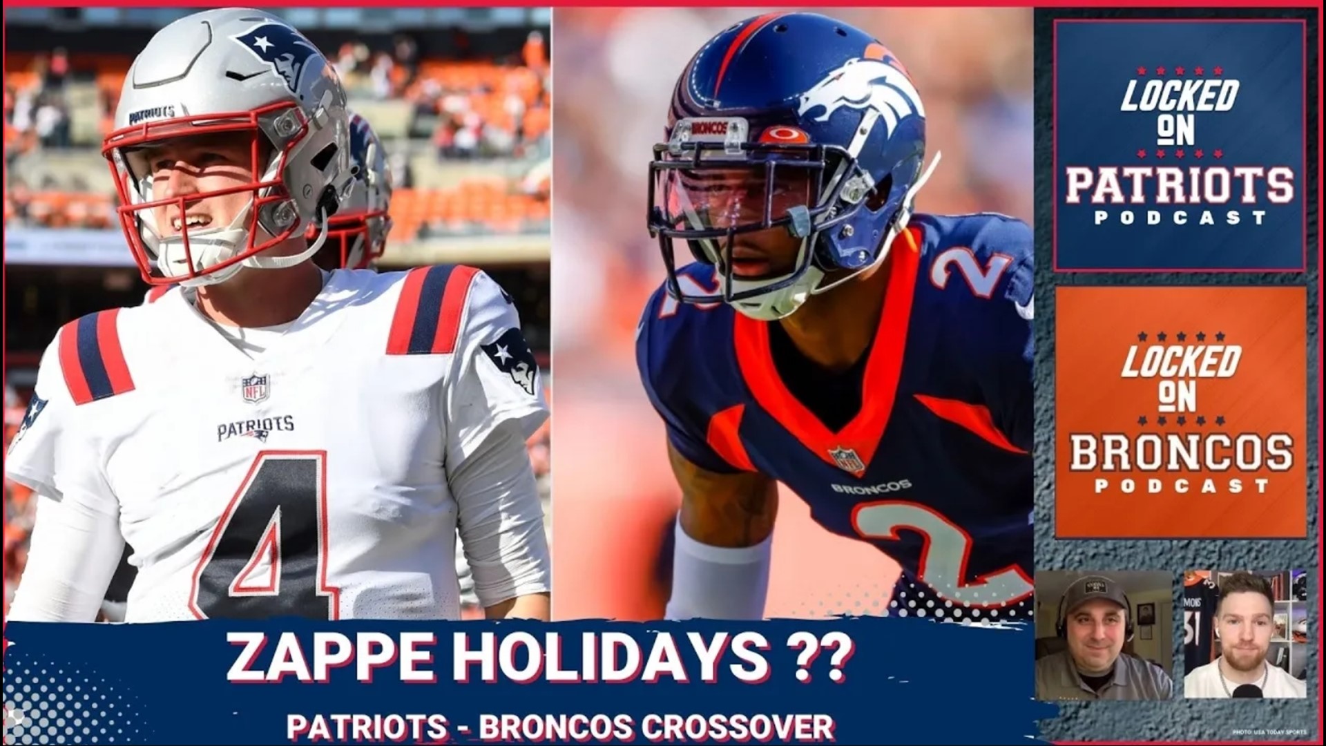 The New England Patriots are set for a Christmas Eve matchup with the Denver Broncos at Empower Field at Mile High.