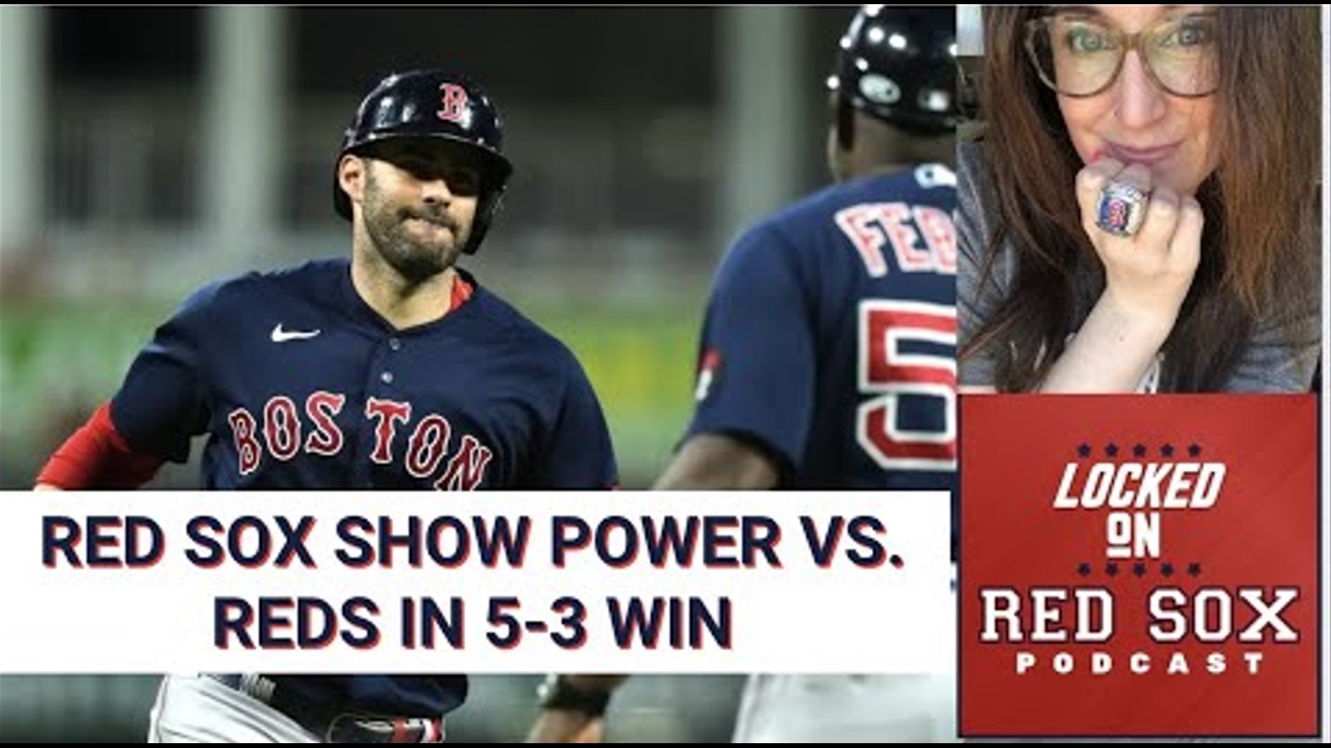 The Boston Red Sox showcased some much-needed power against the Cincinnati Reds on Tuesday night in their 5-3 win at Great American Ball Park.