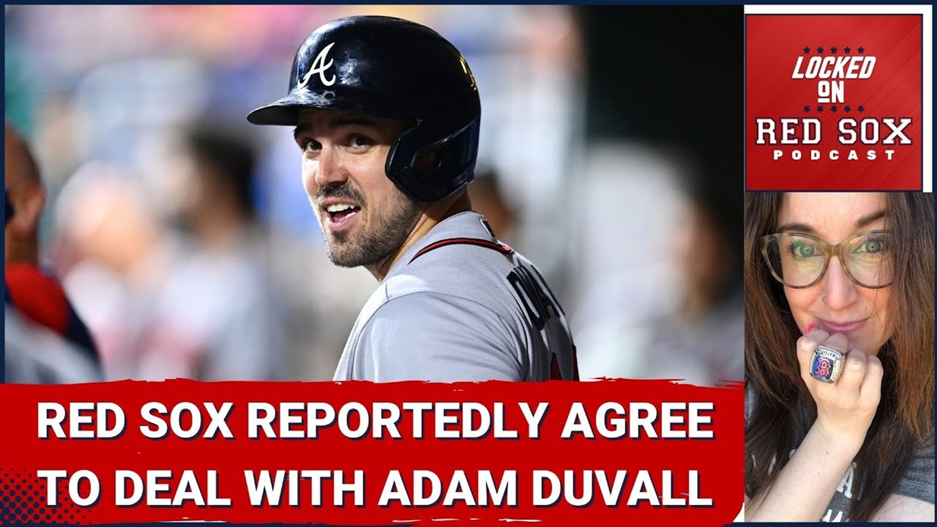 The Boston Red Sox made another offseason move when they reportedly agreed to a one-year deal with outfielder Adam Duvall on Wednesday morning.
