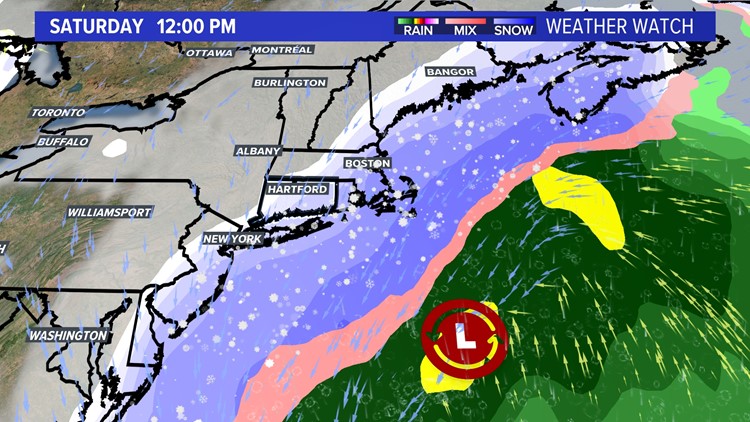 Everything we know about the nor'easter expected to hit southern New England this weekend