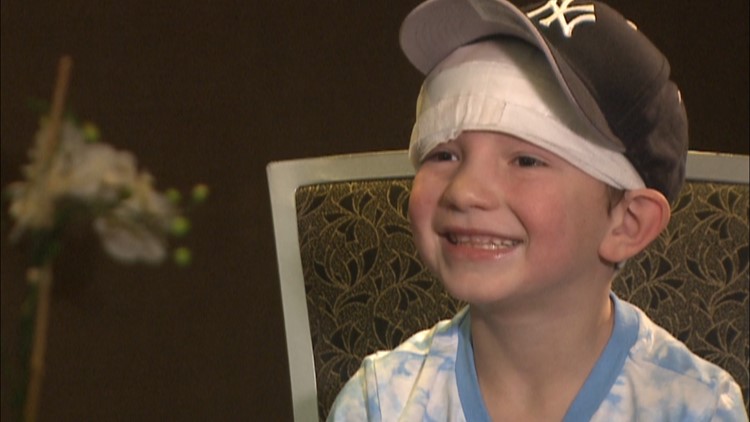 'I am Dominick. I am STRONG' | Bridgeport 6-year-old opens up about being lit on fire, his long recovery (Exclusive)
