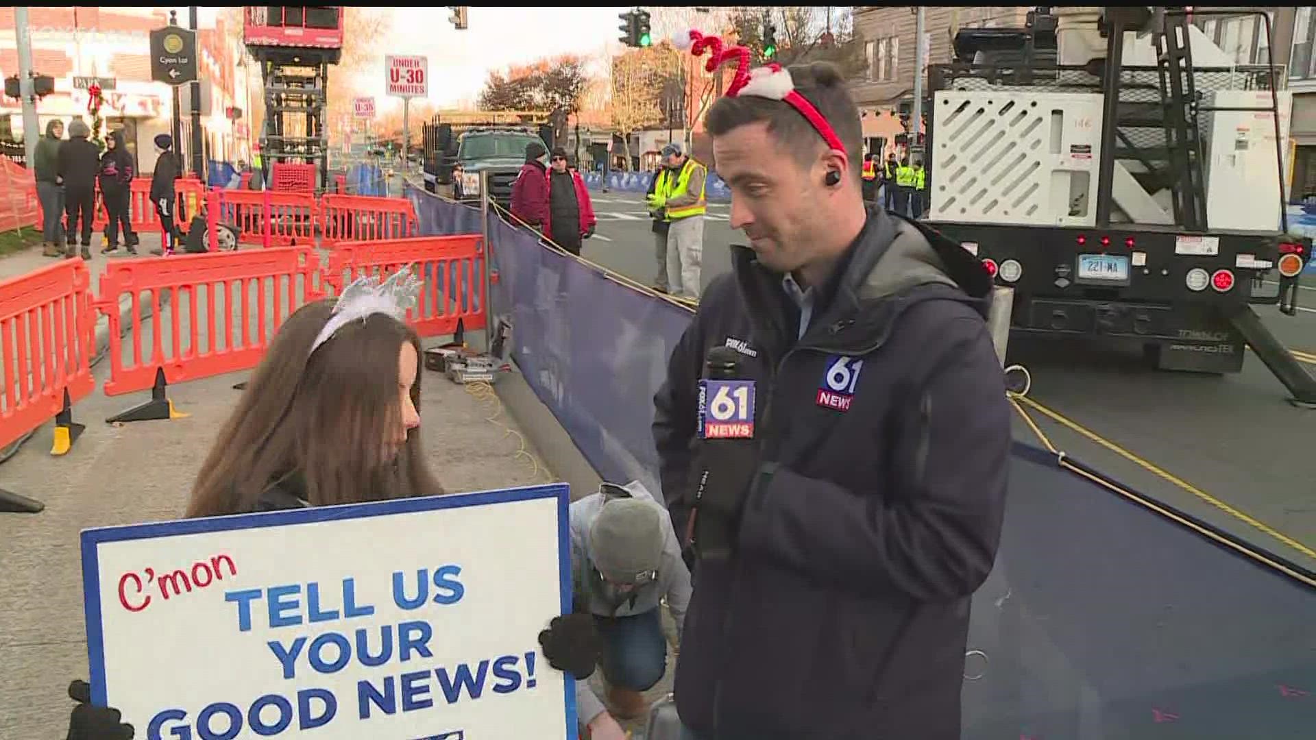 12-year-old Julia tells FOX61's Keith McGilvery what it means to be at the Manchester Road Race