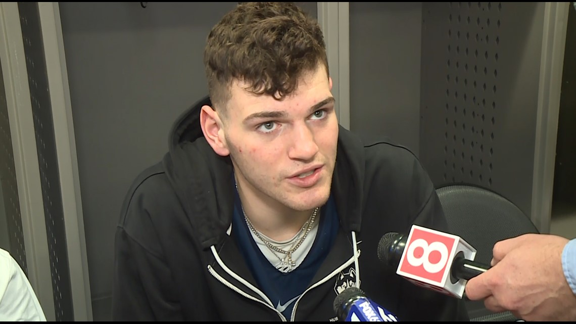 UConn's Donovan Clingan speaks ahead of Elite 8 matchup with Gonzaga | Full Interview