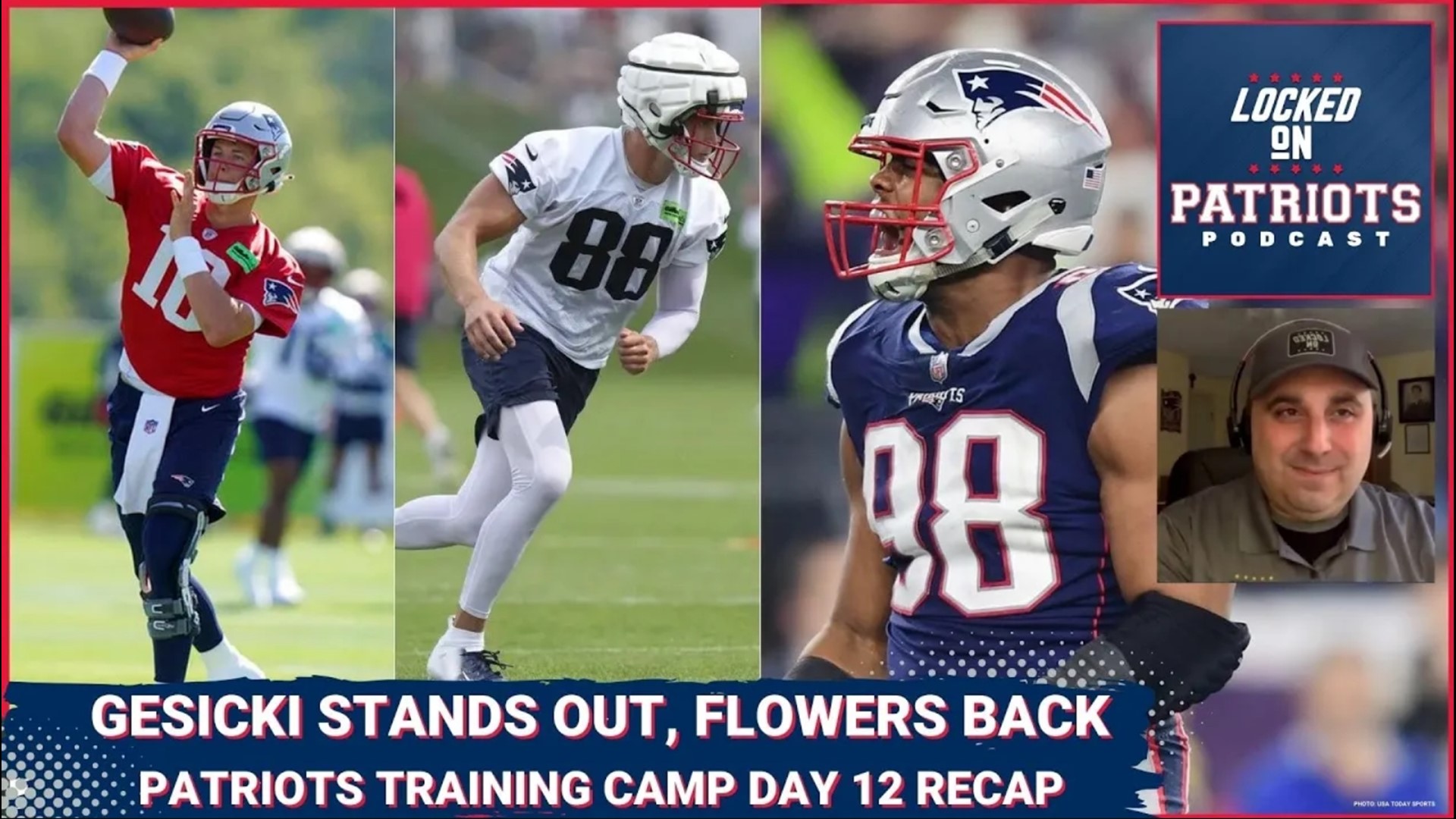 New England Patriots training camp: Mike Gesicki, Mac Jones connection;  Trey Flowers returns