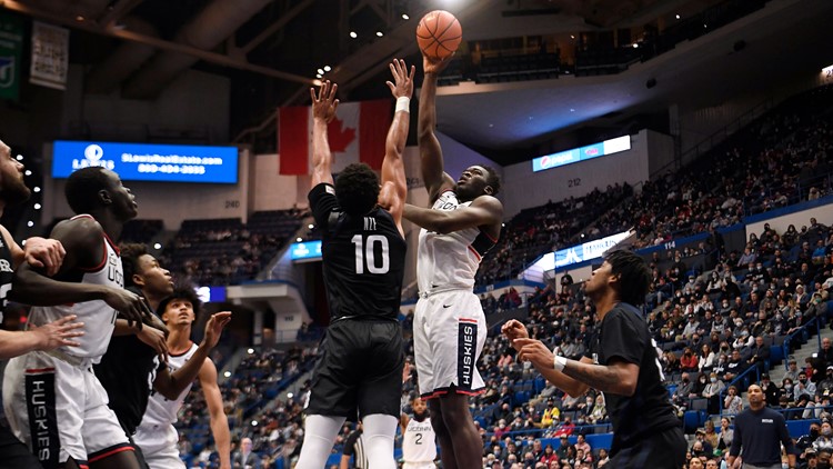 No. 25 UConn beats Butler 76-59 in first of home-and-home