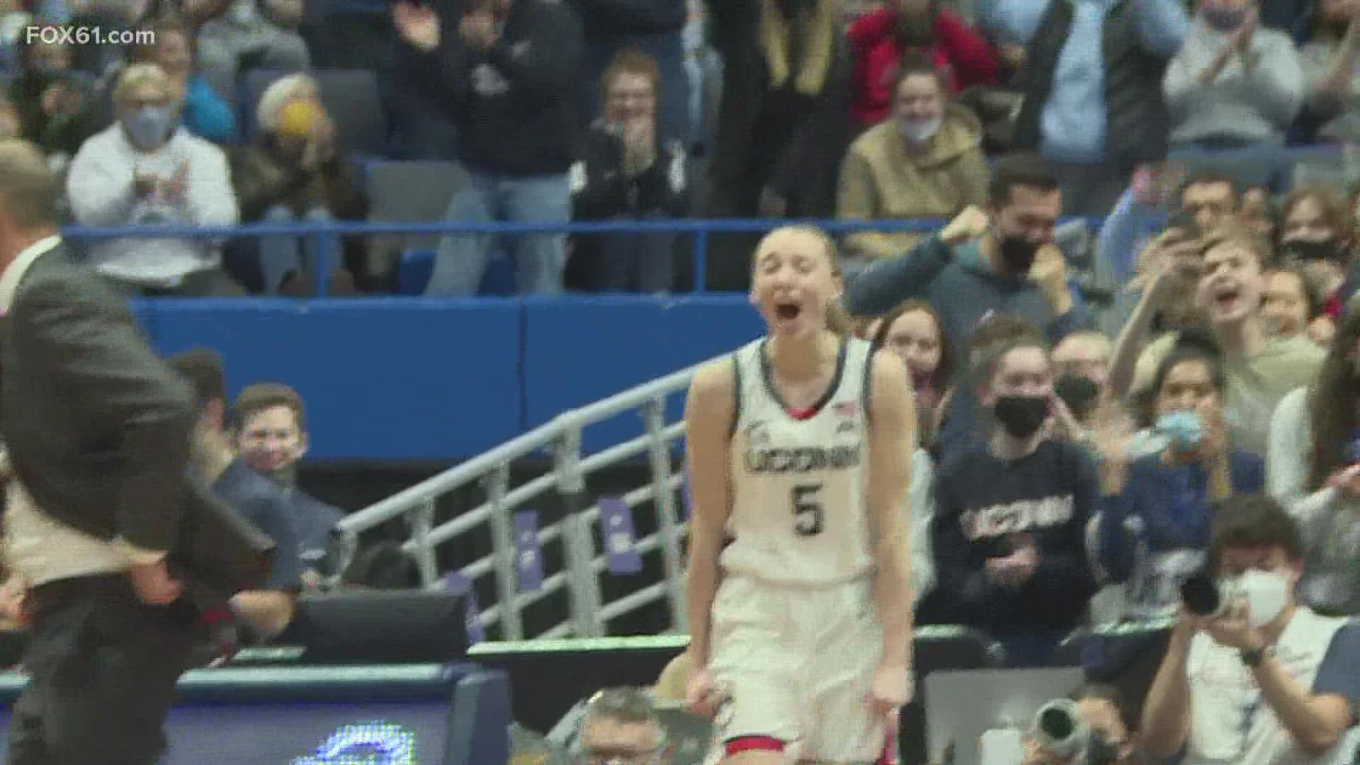 Paige Bueckers returns in Uconn win against St, Johns | fox61.com