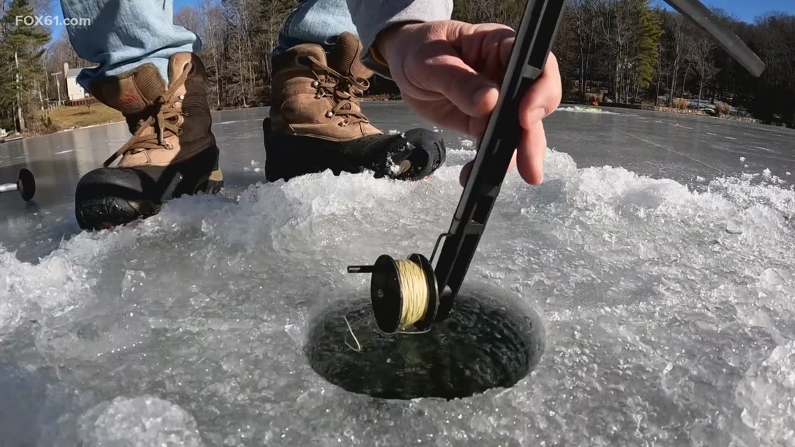 Connecticut ice fishing thrives as cold weather boosts tradition