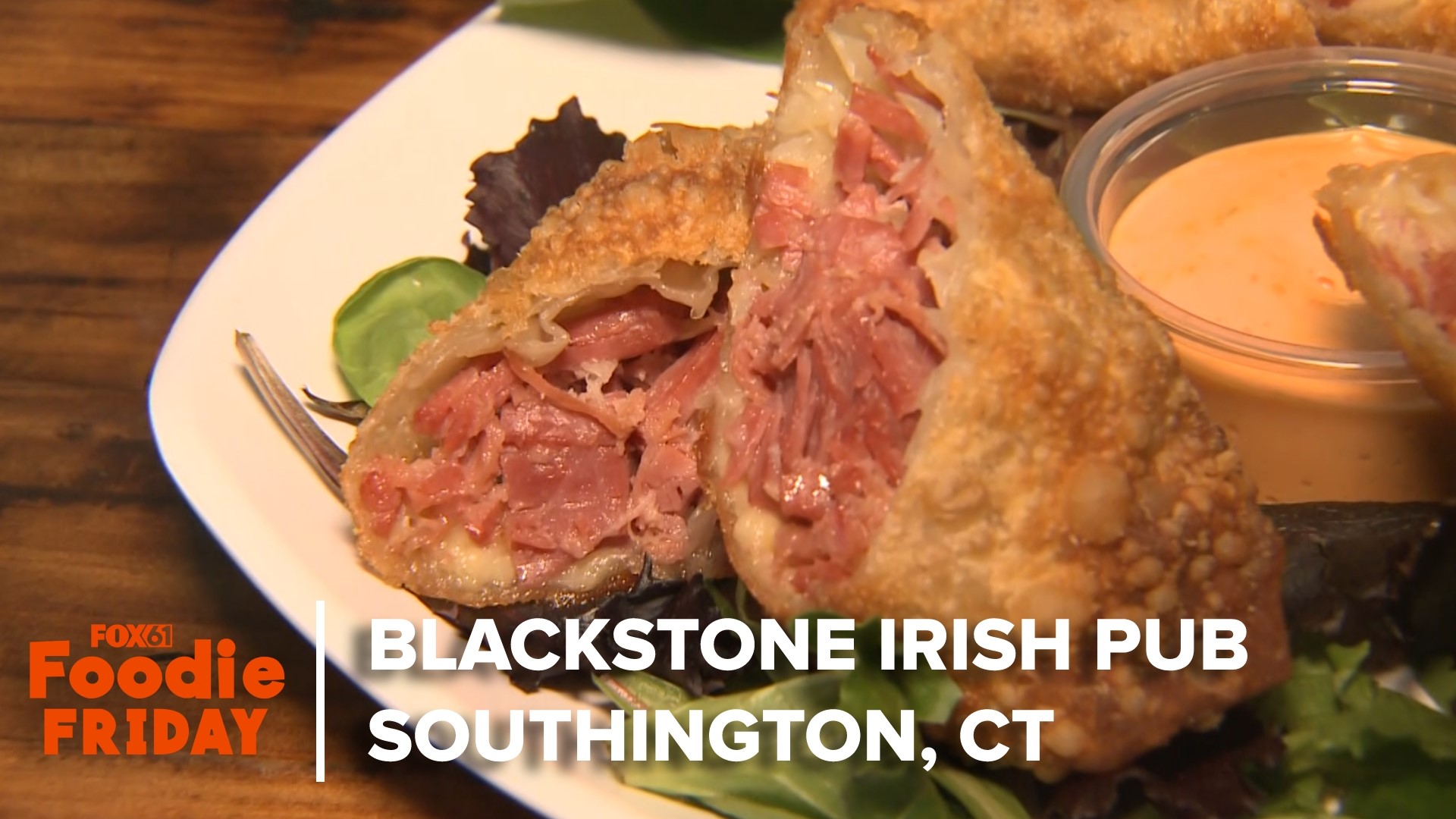 FOX61's Rachel Piscitelli visits Blackstone Irish Pub in Southington for authentic eats on this St. Patrick's Day edition of Foodie Friday.