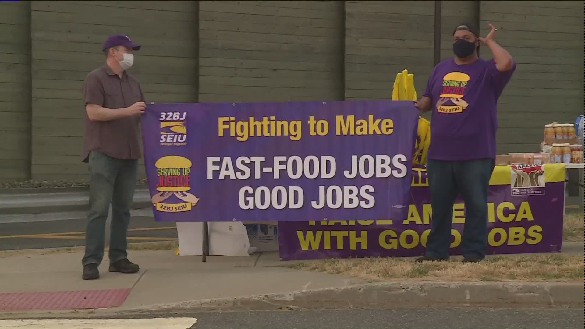 The employees are accusing McDonald's of putting their health at risk after they say at least two workers came down with COVID-19.