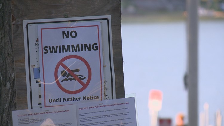 考文垂湖的海藻爆发导致海滩关闭，夏季活动中断
