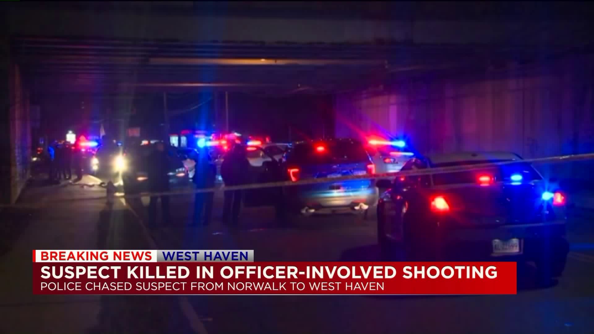 Suspect killed in West Haven officer involved shooting