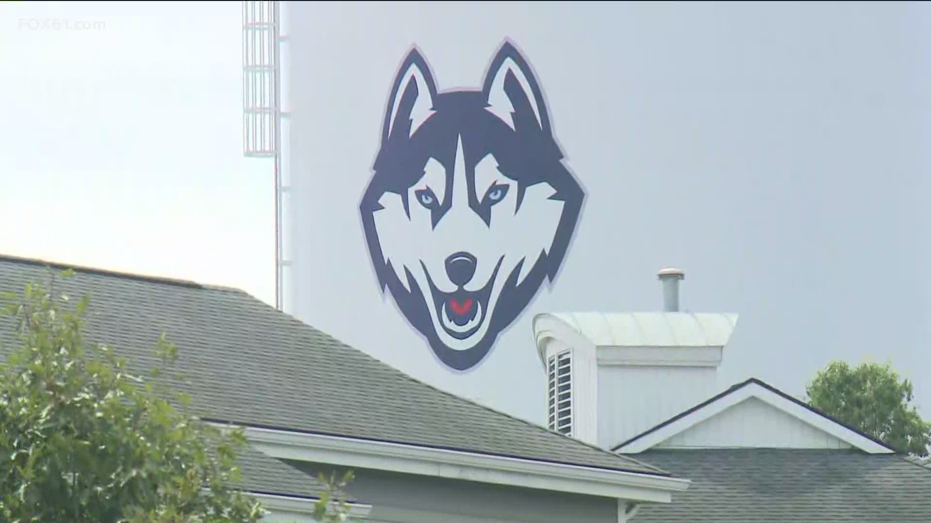UConn students say they're pumped for the Sweet 16 match-up against Arkansas.