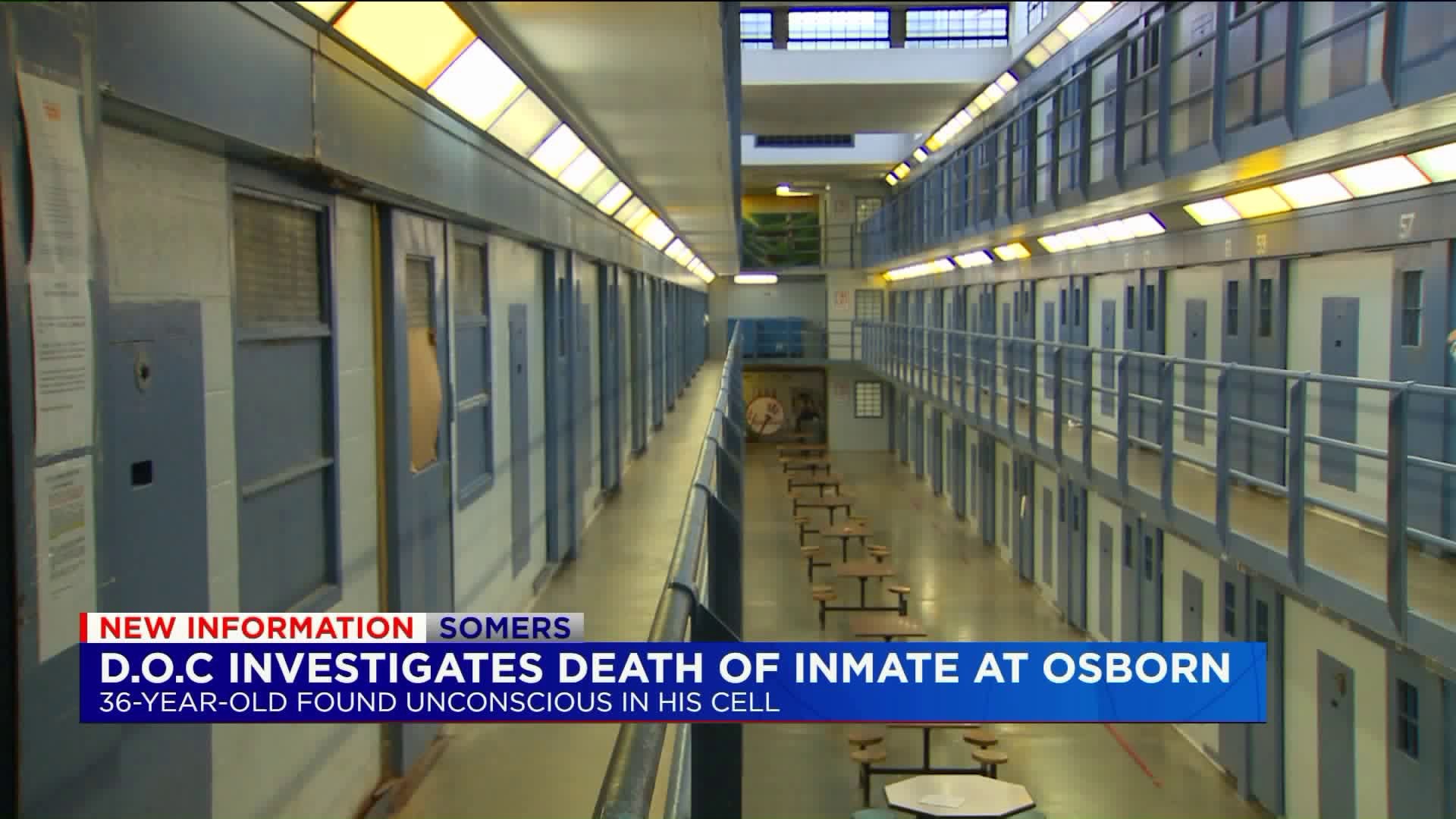 Inmate at Osborn Correctional in Somers dies