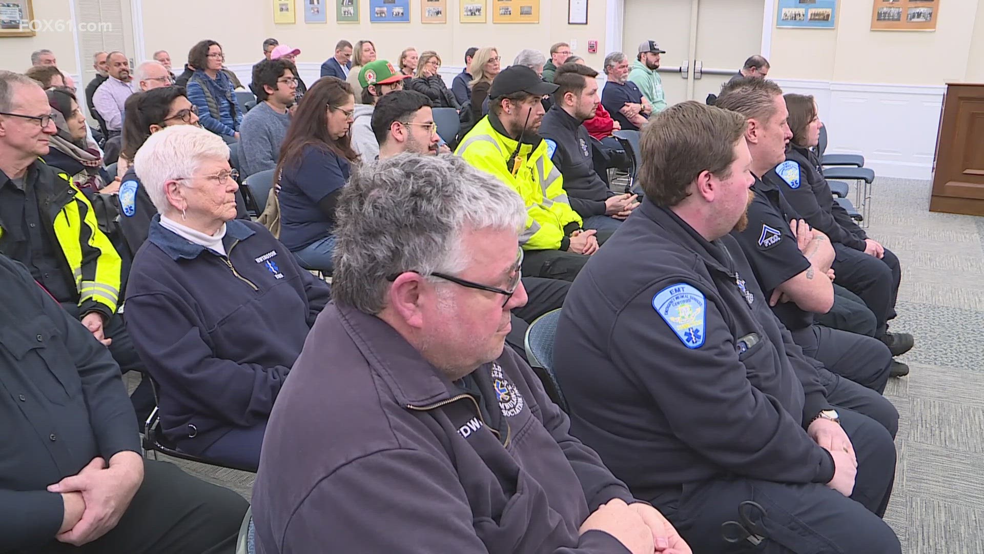 FOX61's Jake Garcia was in Wethersfield where the town council heard from people in the community about a proposed change to a new EMS provider.