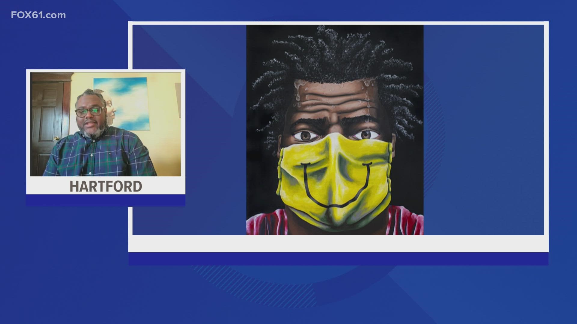 Hartford artist Andre Rochester discusses the Hartford Love Project, a way for people to show off their work to the community.