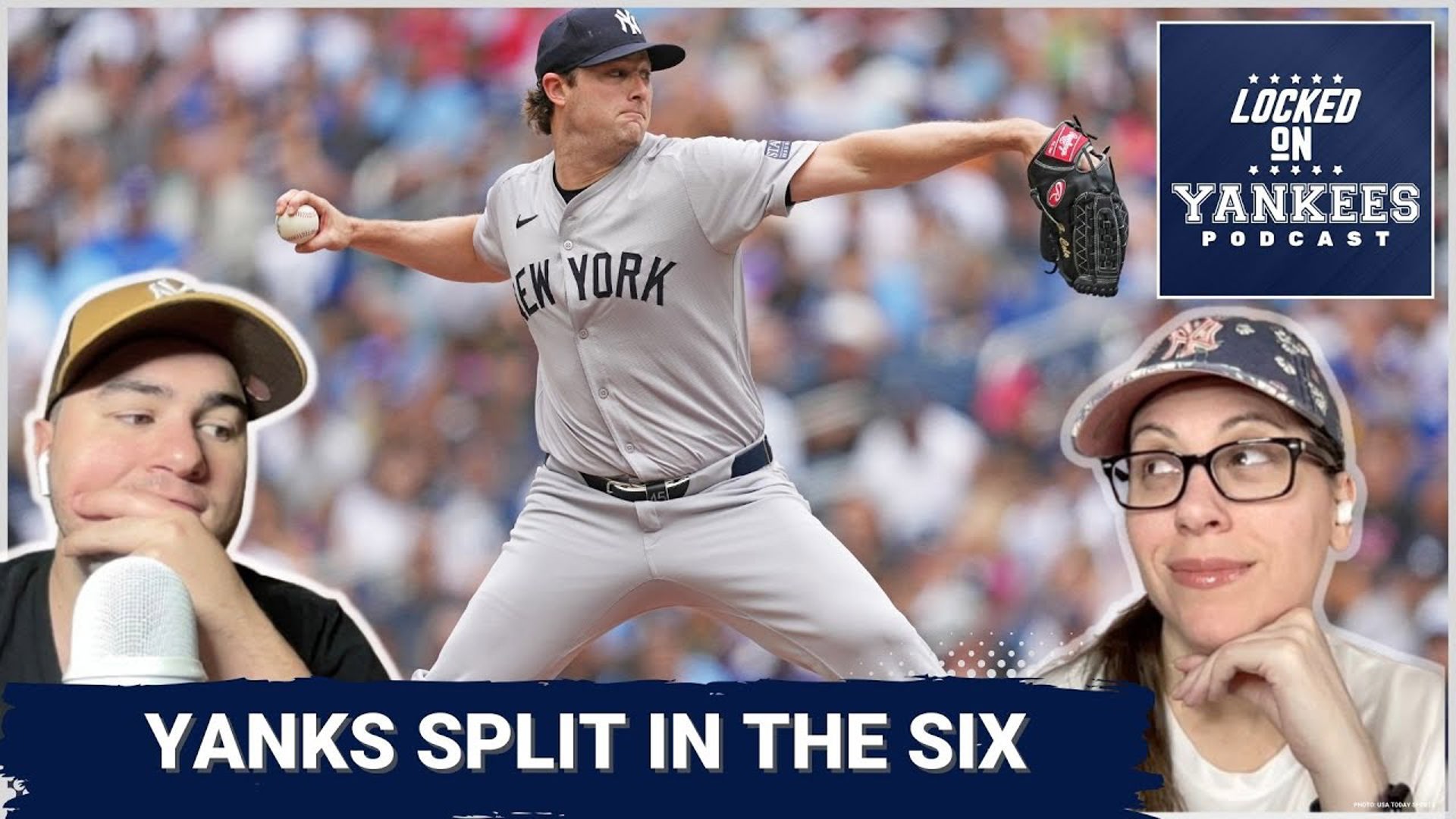 The New York Yankees earned a split over the weekend with the Toronto Blue Jays.
