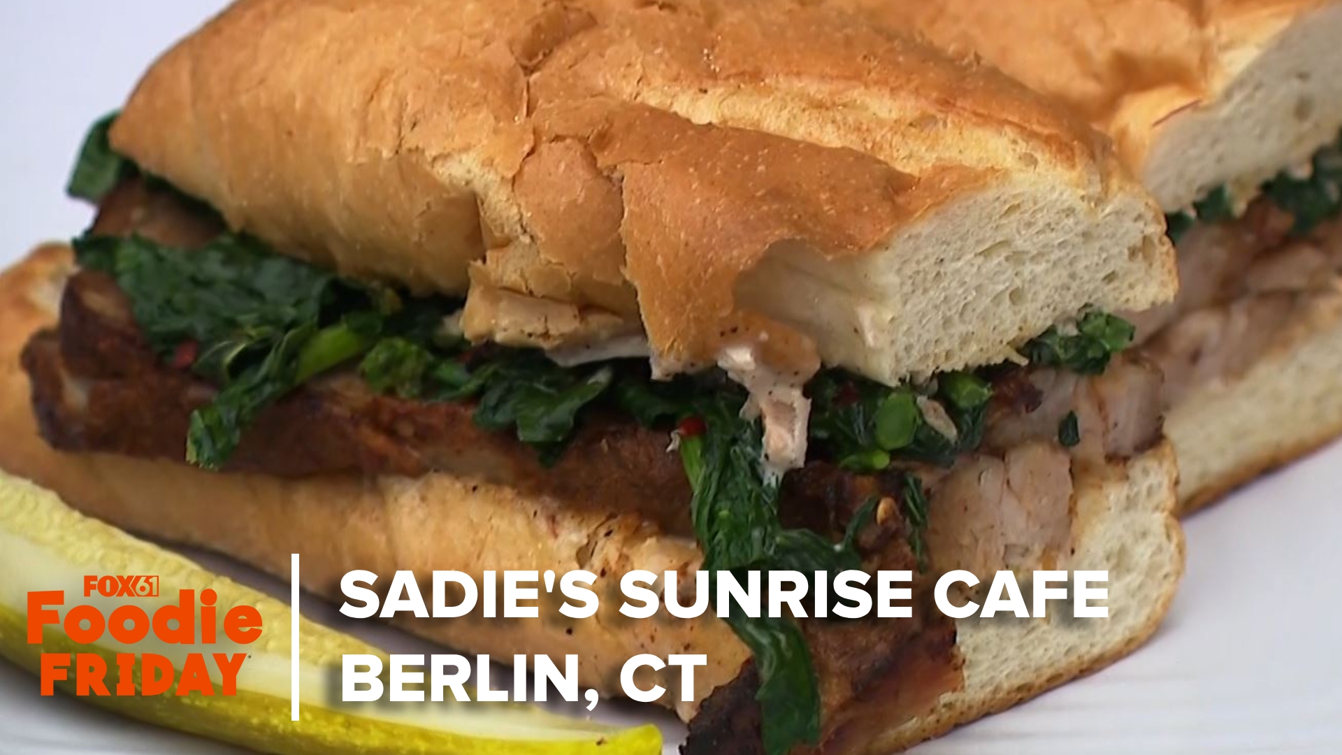 Sadie the family dog is the star at Sadie's Sunrise Café in Berlin. FOX61's Rachel Piscitelli visits for Foodie Friday.