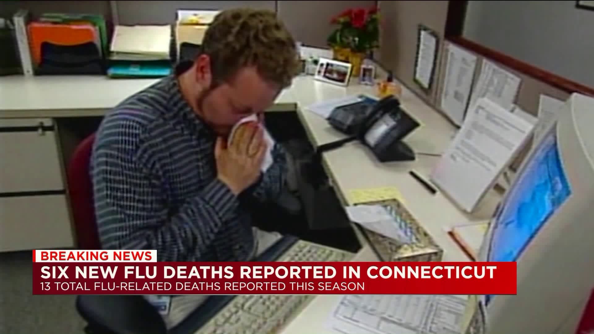 DPH: 6 people died from flu, bringing season total to 13
