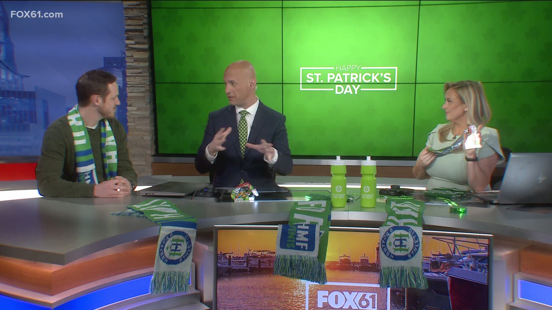 The Hartford Marathon Foundation is celebrating St. Patrick's Day with its Lucky Challenge, continuing in Niantic and Hartford.