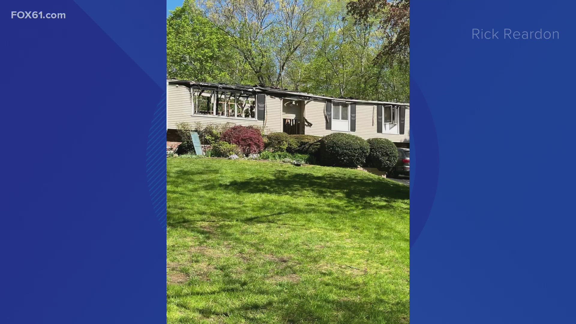 A house was destroyed but the family inside made it out safely after smoke detectors went of Saturday in Madison. A firefighter had minor injuries.