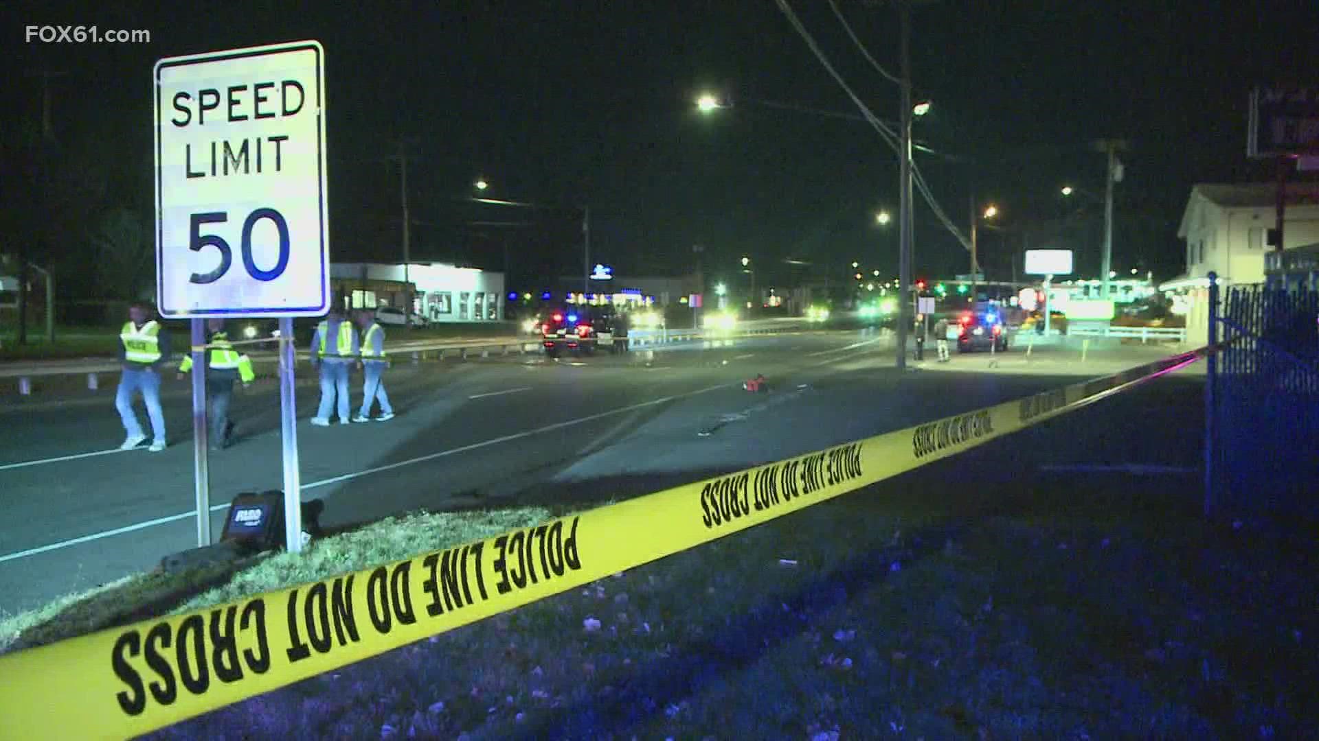 Wethersfield Police are investigating a pedestrian crash on the Berlin Turnpike.