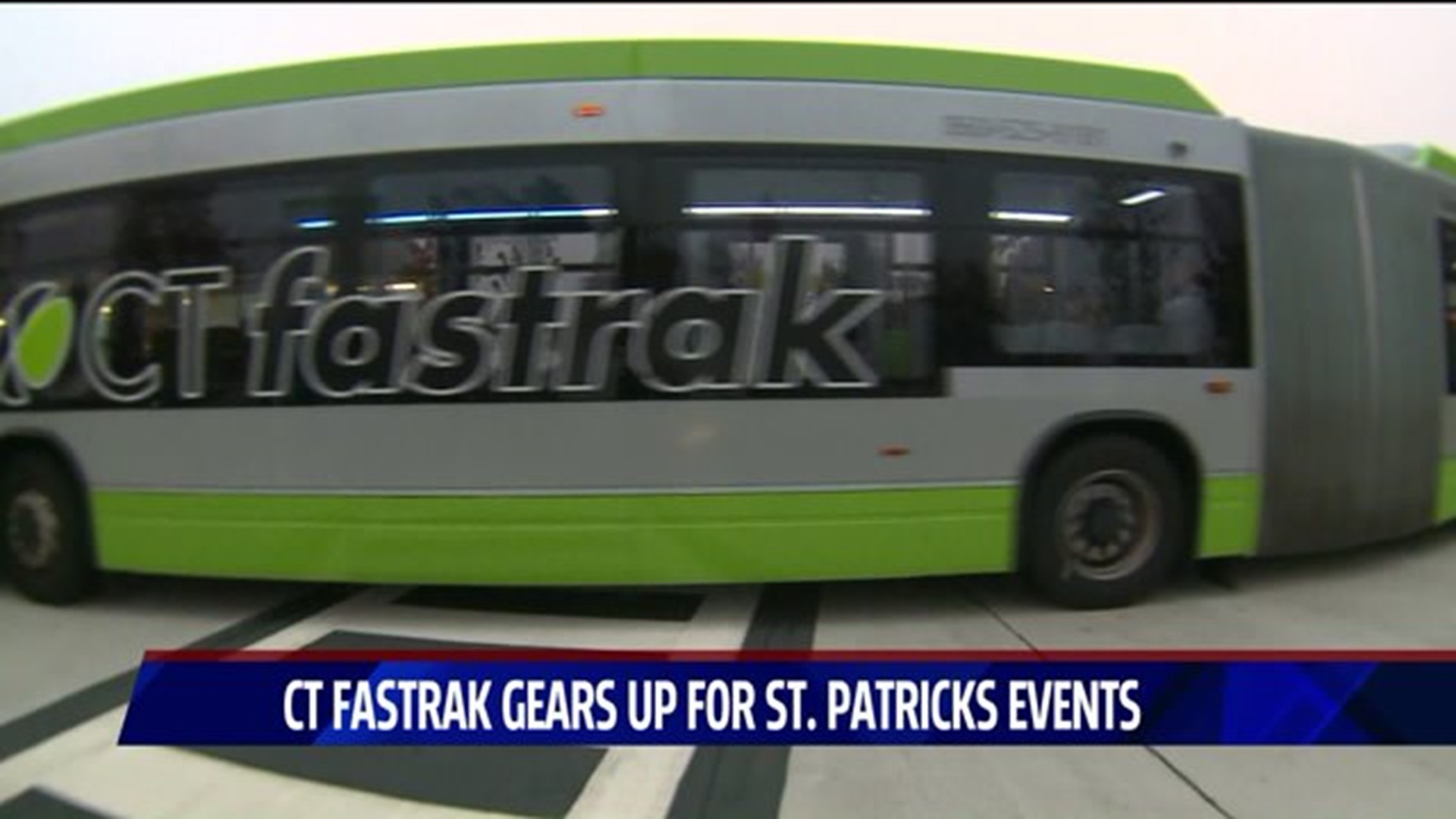 CTfastrak brings people to Hartford`s St Patrick`s Day Parade