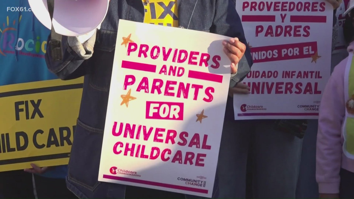 Thousands rally nationwide for Day Without Childcare; Connecticut families demand additional funding