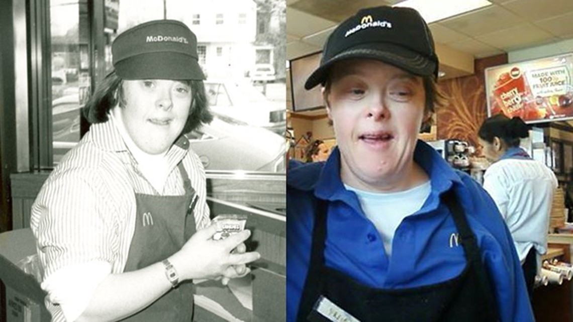 Customers share memories as McDonald's worker with Down syndrome retires  after 32 years | fox61.com