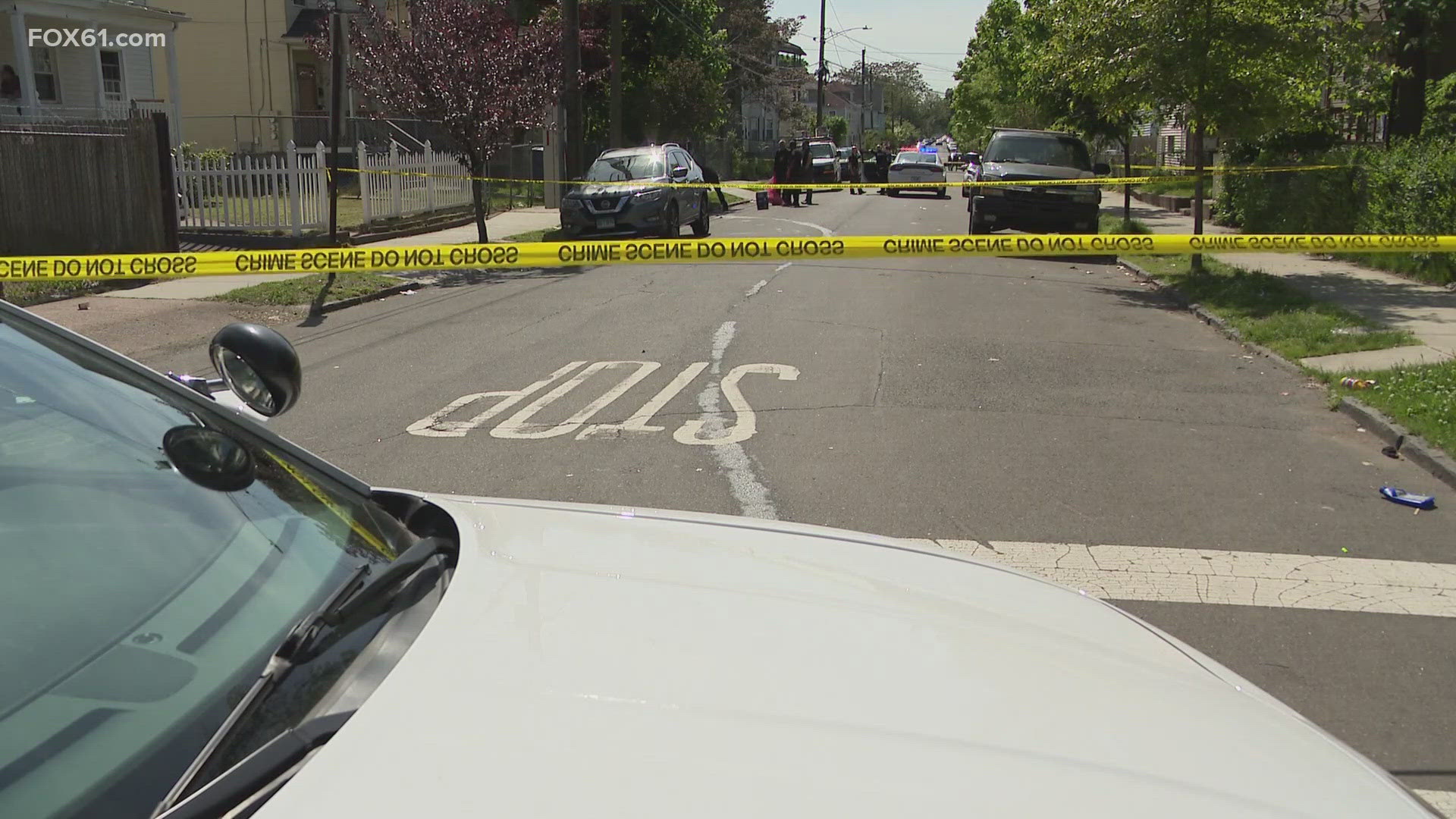 A homicide investigation is underway near Ferry and Wolcott Streets in New Haven.