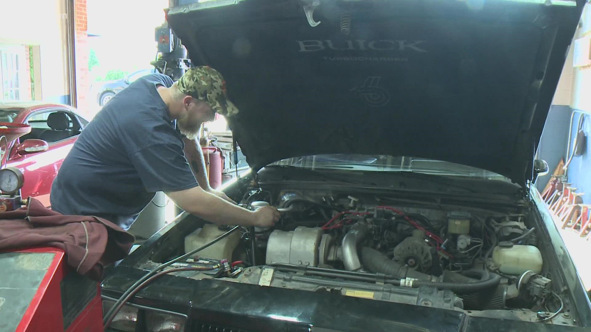 Triple AAA says that car breakdowns tend to spike on hot days.
