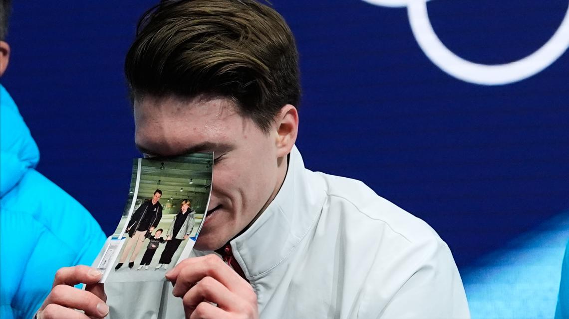 US skater from Connecticut Maxim Naumov honors his late parents by completing an Olympic dream he shared with them