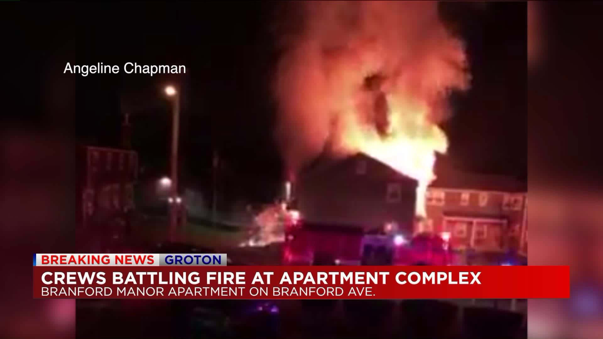 Groton apartment complex fire