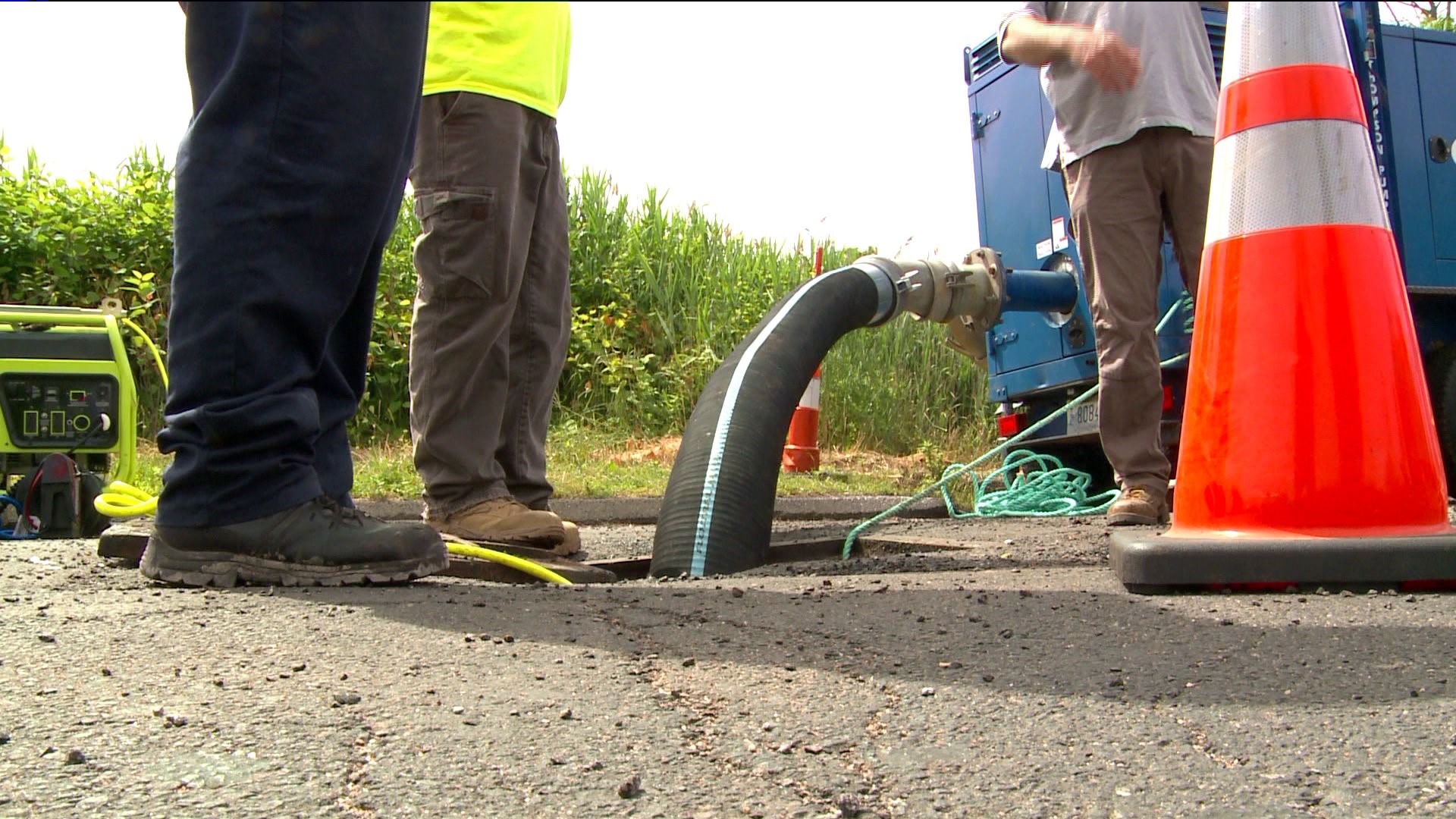 Human waste discovered emptying into West Haven creek