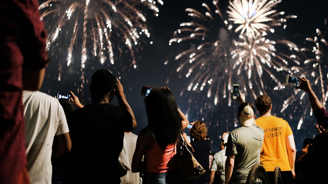 Fireworks displays happening across Connecticut