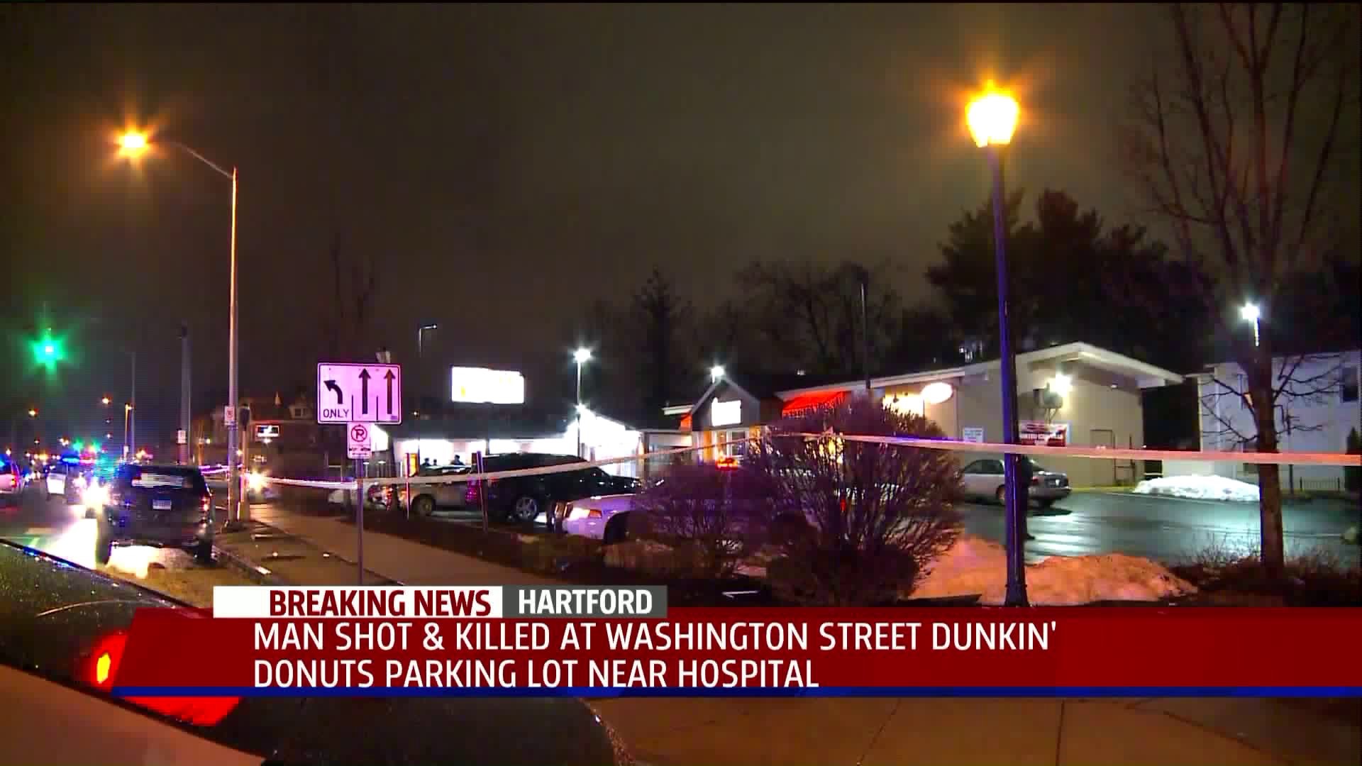 Man killed at Dunkin` Donuts on Washington St. in Hartford
