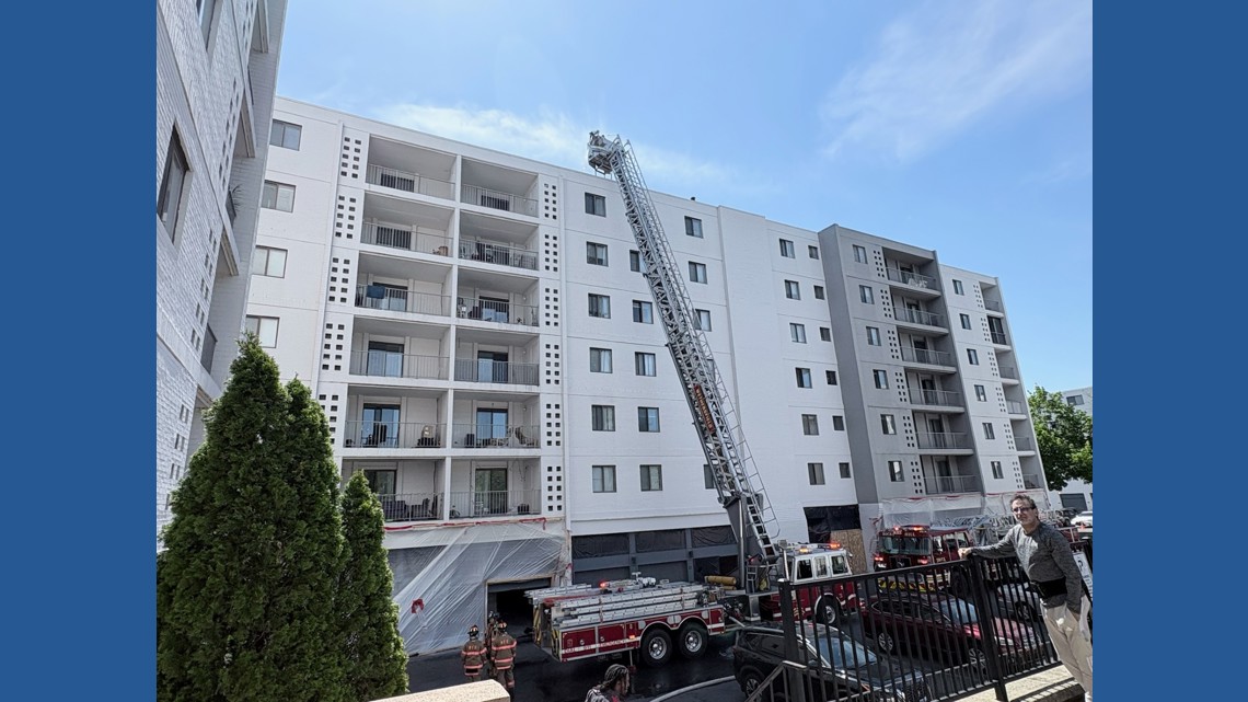 A laundry room fire spread through an apartment building's exhaust system Monday, prompting a multi-department respon...
