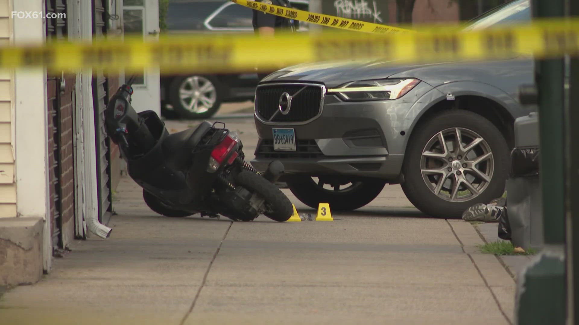 A drive-by shooting in New Haven Monday left two men in serious condition, according to police.